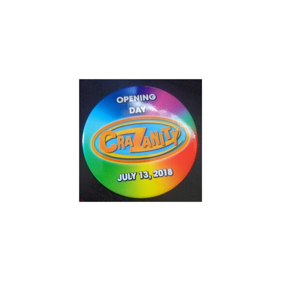 Other - Opening day crazanity july 13th 2018 six flags Ride opening day multi pin butto